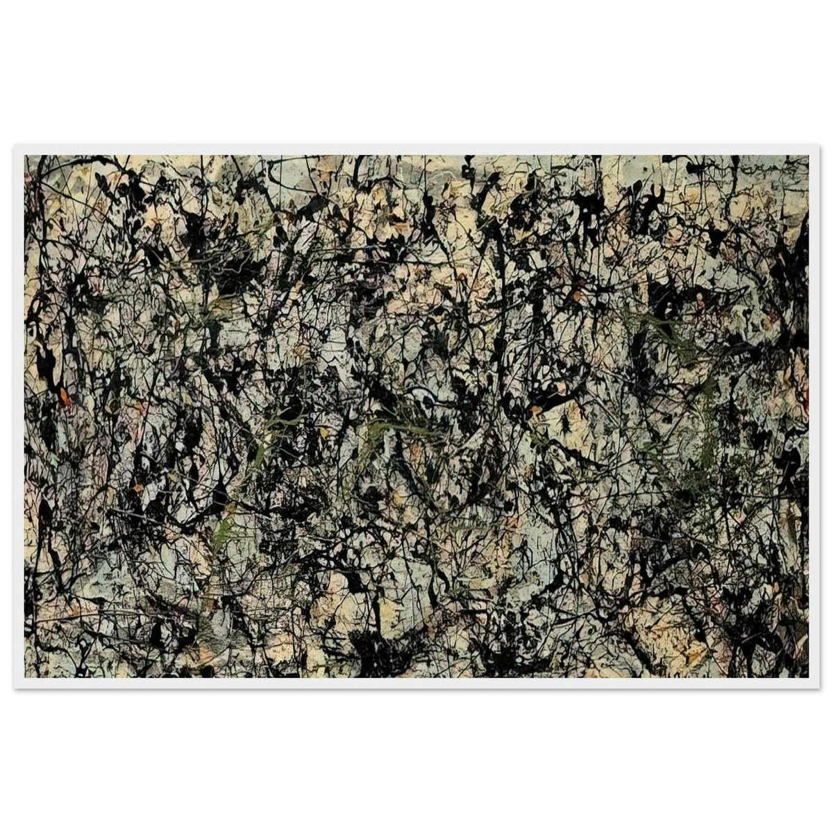 LUCIFER 1947 Framed Poster | Jackson Pollock Framed Prints Wall Art | Jackson Pollock Store