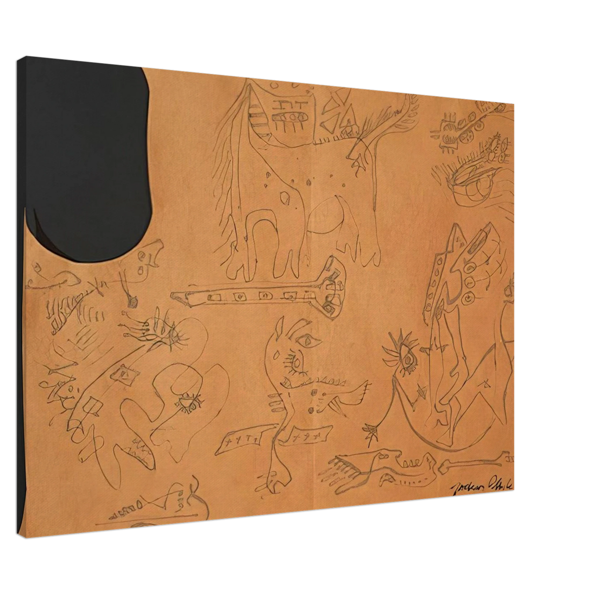 UNTITLED 4 Canvas | Jackson Pollock Canvas | Jackson Pollock Store