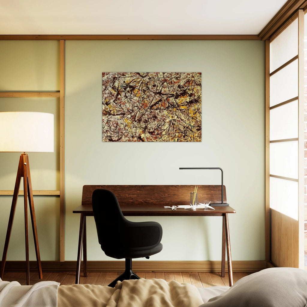 MURAL ON INDIAN RED GROUND 1950 Canvas | Jackson Pollock Canvas | Jackson Pollock Store