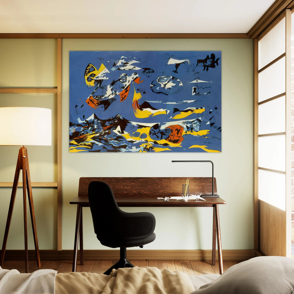 BLUE MOBY DICK Poster | Jackson Pollock Poster | Jackson Pollock Store