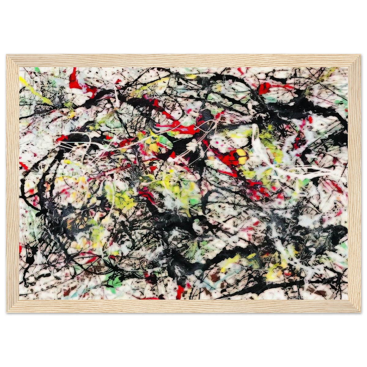 NUMBER 48 1949 Framed Poster | Jackson Pollock Framed Prints Wall Art | Jackson Pollock Store