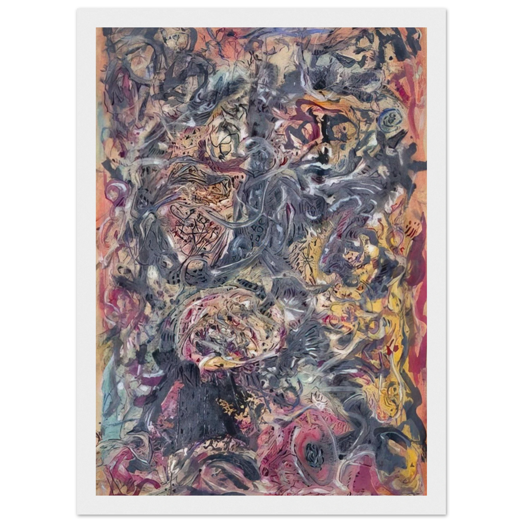 PATTERN Framed Poster | Jackson Pollock Framed Prints Wall Art | Jackson Pollock Store