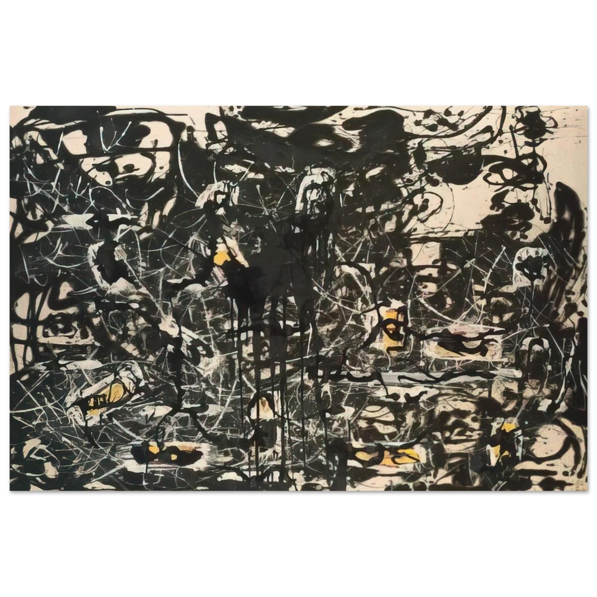 YELLOW ISLANDS Poster | Jackson Pollock Poster | Jackson Pollock Store