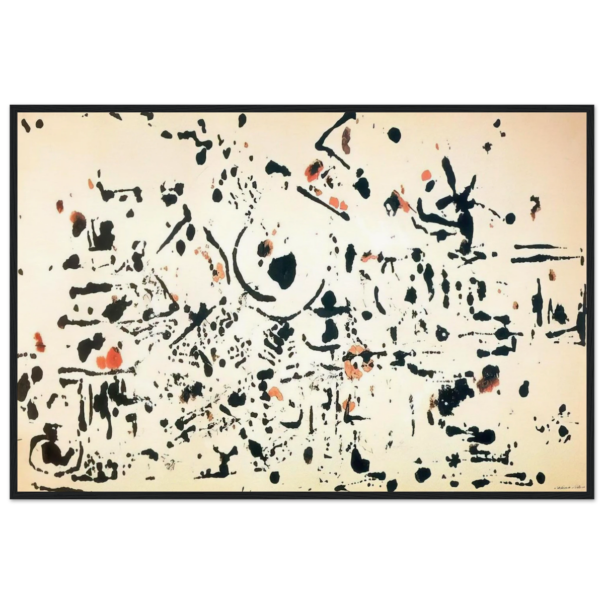 UNTITLED 1951 Framed Poster | Jackson Pollock Framed Prints Wall Art | Jackson Pollock Store