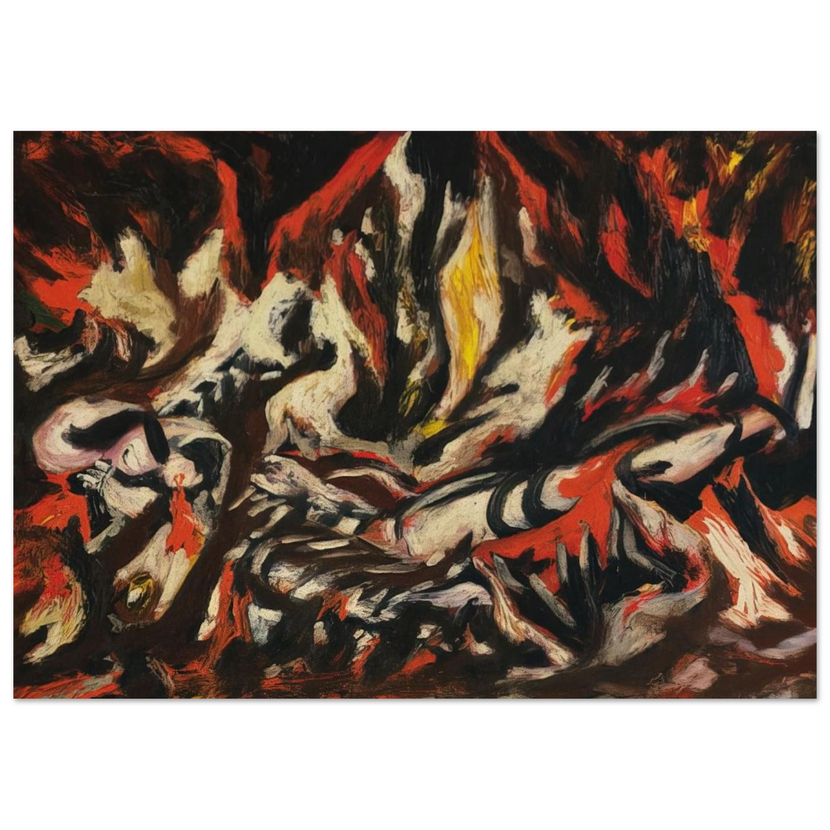 THE FLAME 1938 Poster | Jackson Pollock Poster | Jackson Pollock Store