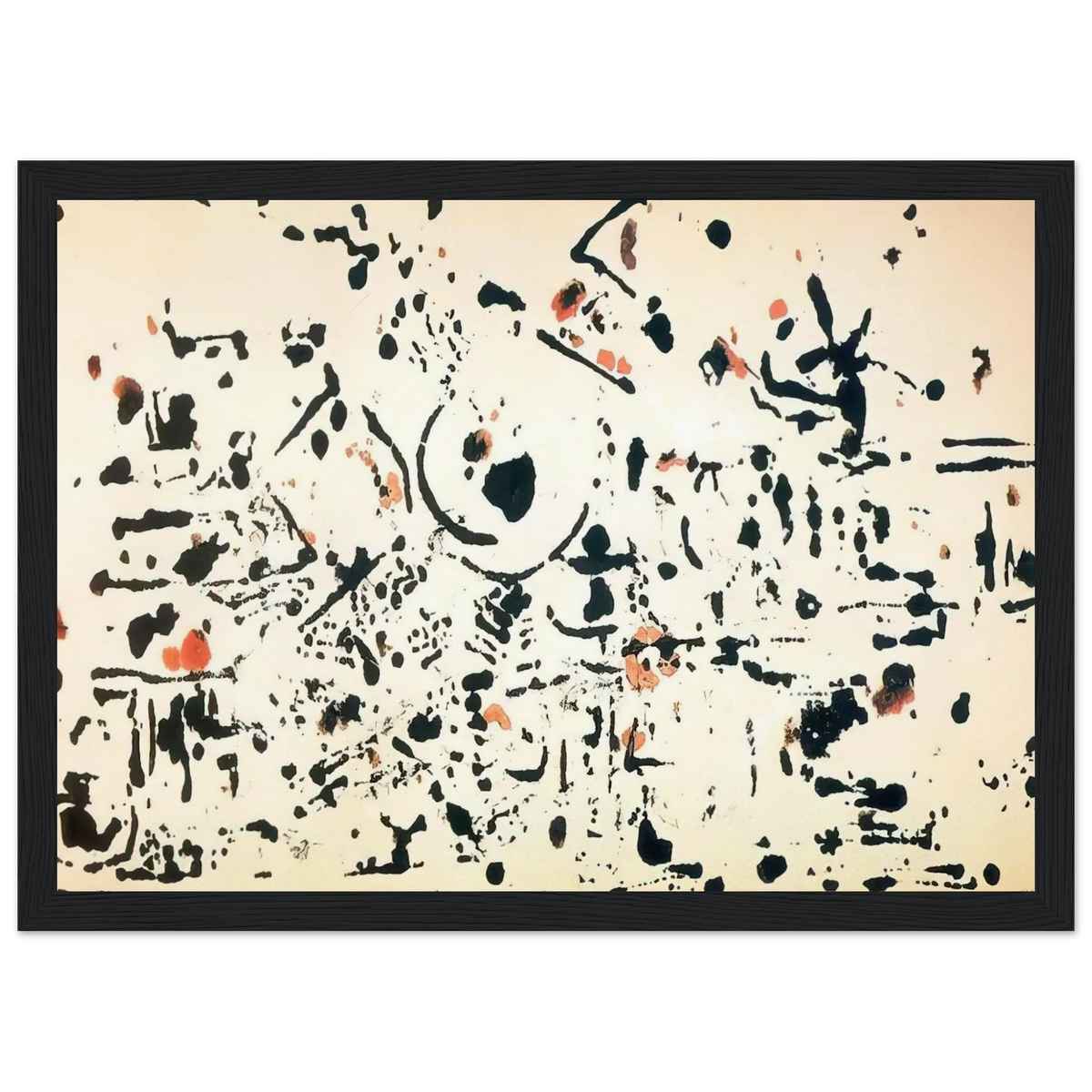 UNTITLED 1951 Framed Poster | Jackson Pollock Framed Prints Wall Art | Jackson Pollock Store