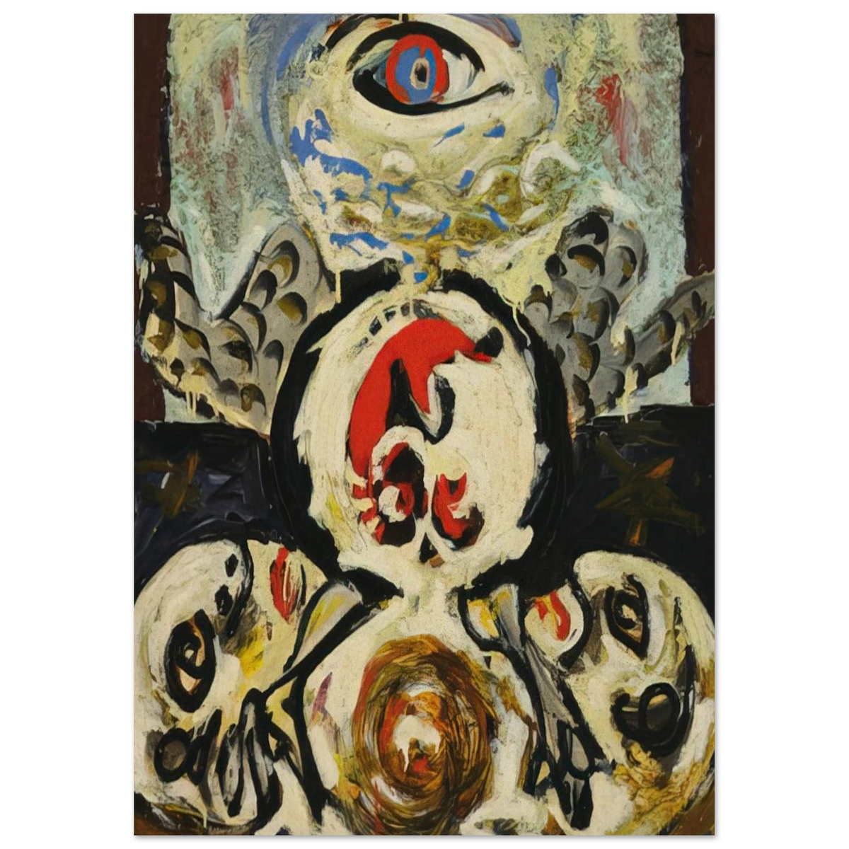 BIRD 1941 Poster | Jackson Pollock Poster | Jackson Pollock Store