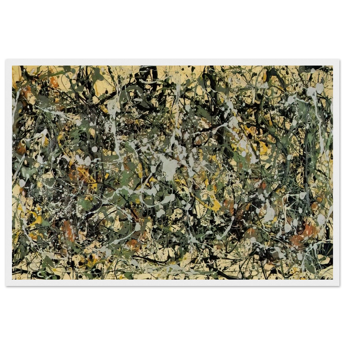NUMBER 8 1949 Framed Poster | Jackson Pollock Framed Prints Wall Art | Jackson Pollock Store