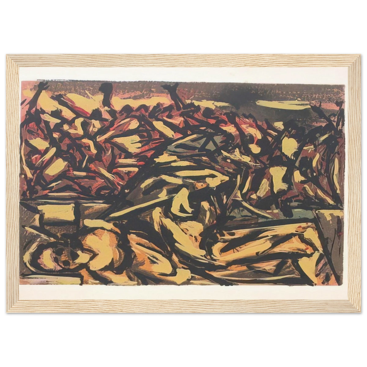 UNTITLED 1941 1 Framed Poster | Jackson Pollock Framed Prints Wall Art | Jackson Pollock Store
