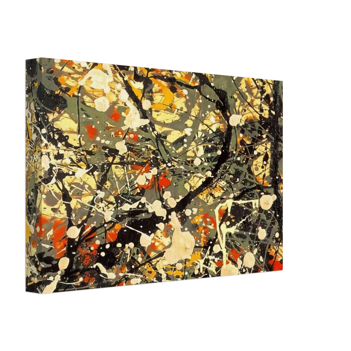 NUMBER 8 DETAIL Canvas | Jackson Pollock Canvas | Jackson Pollock Store