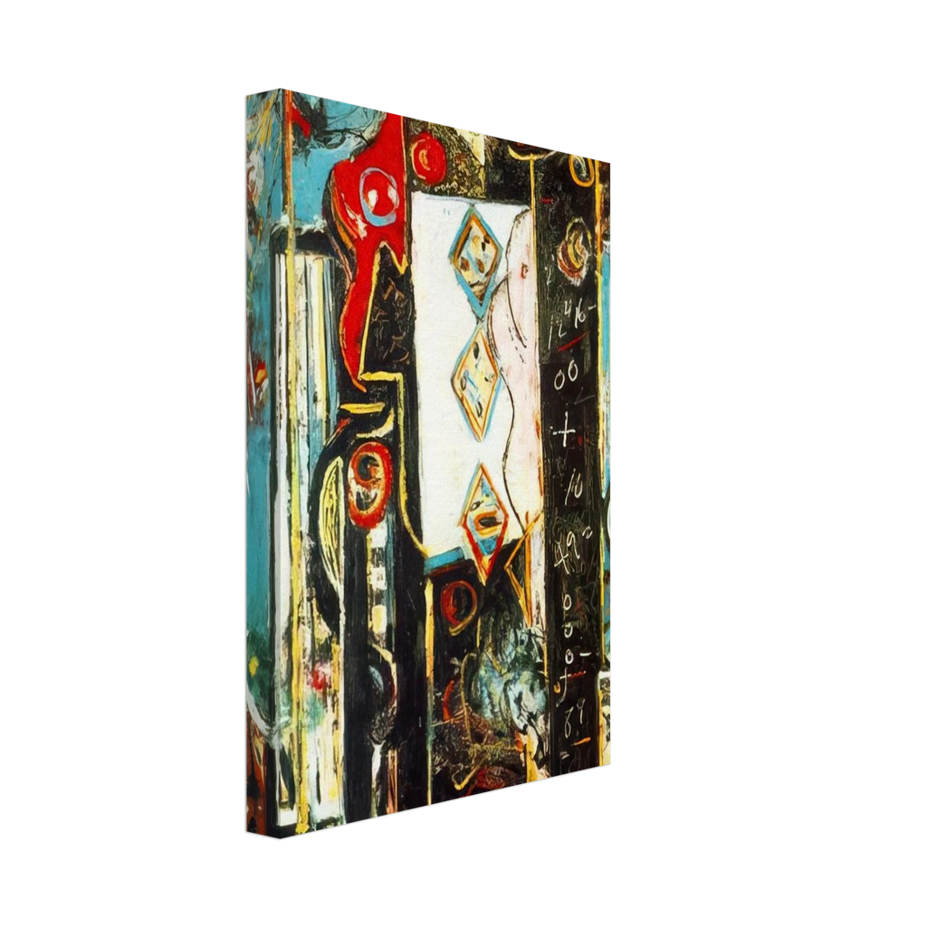 MALE AND FEMALE Canvas | Jackson Pollock Canvas | Jackson Pollock Store