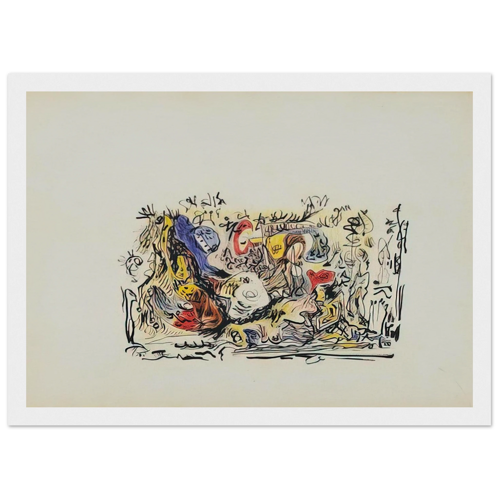 UNTITLED Framed Poster | Jackson Pollock Framed Prints Wall Art | Jackson Pollock Store