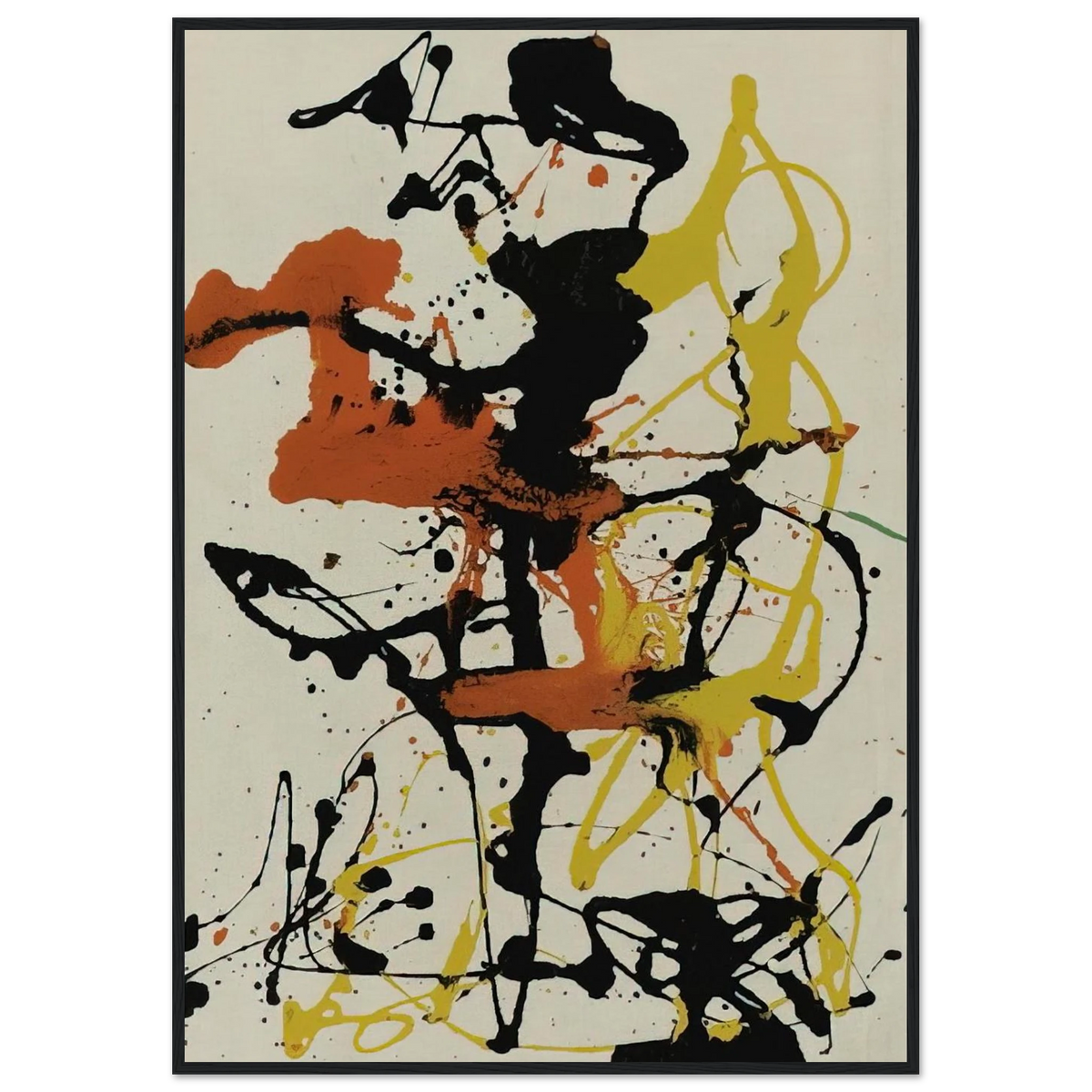 NUMBER 26 1949 Framed Poster | Jackson Pollock Framed Prints Wall Art | Jackson Pollock Store