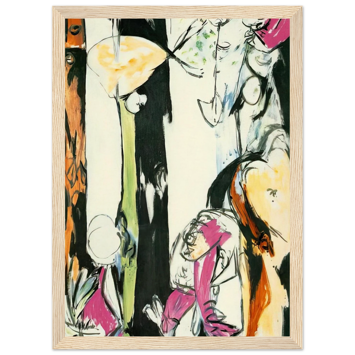 EASTER AND THE TOTEM Framed Poster | Jackson Pollock Framed Prints Wall Art | Jackson Pollock Store