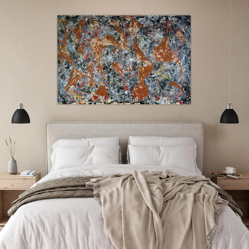 NUMBER 7 OUT OF THE WEB 1949 Poster | Jackson Pollock Poster | Jackson Pollock Store