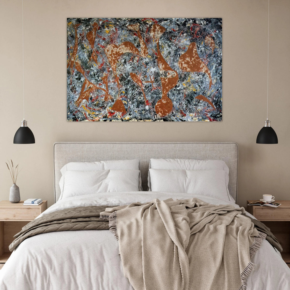 NUMBER 7 OUT OF THE WEB 1949 Poster | Jackson Pollock Poster | Jackson Pollock Store