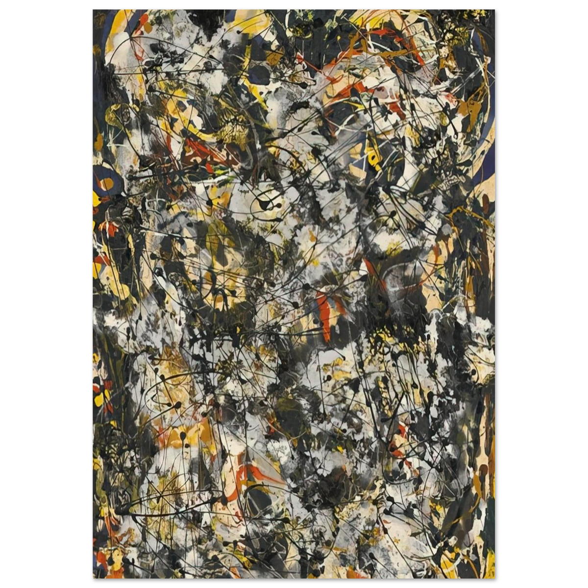 NUMBER 4 1951 Poster | Jackson Pollock Poster | Jackson Pollock Store