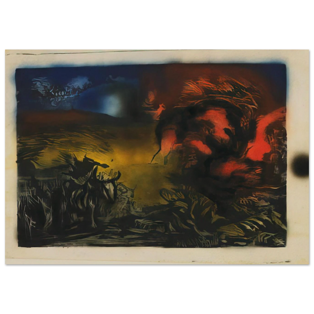 LANDSCAPE WITH STEER 1937 Poster | Jackson Pollock Poster | Jackson Pollock Store