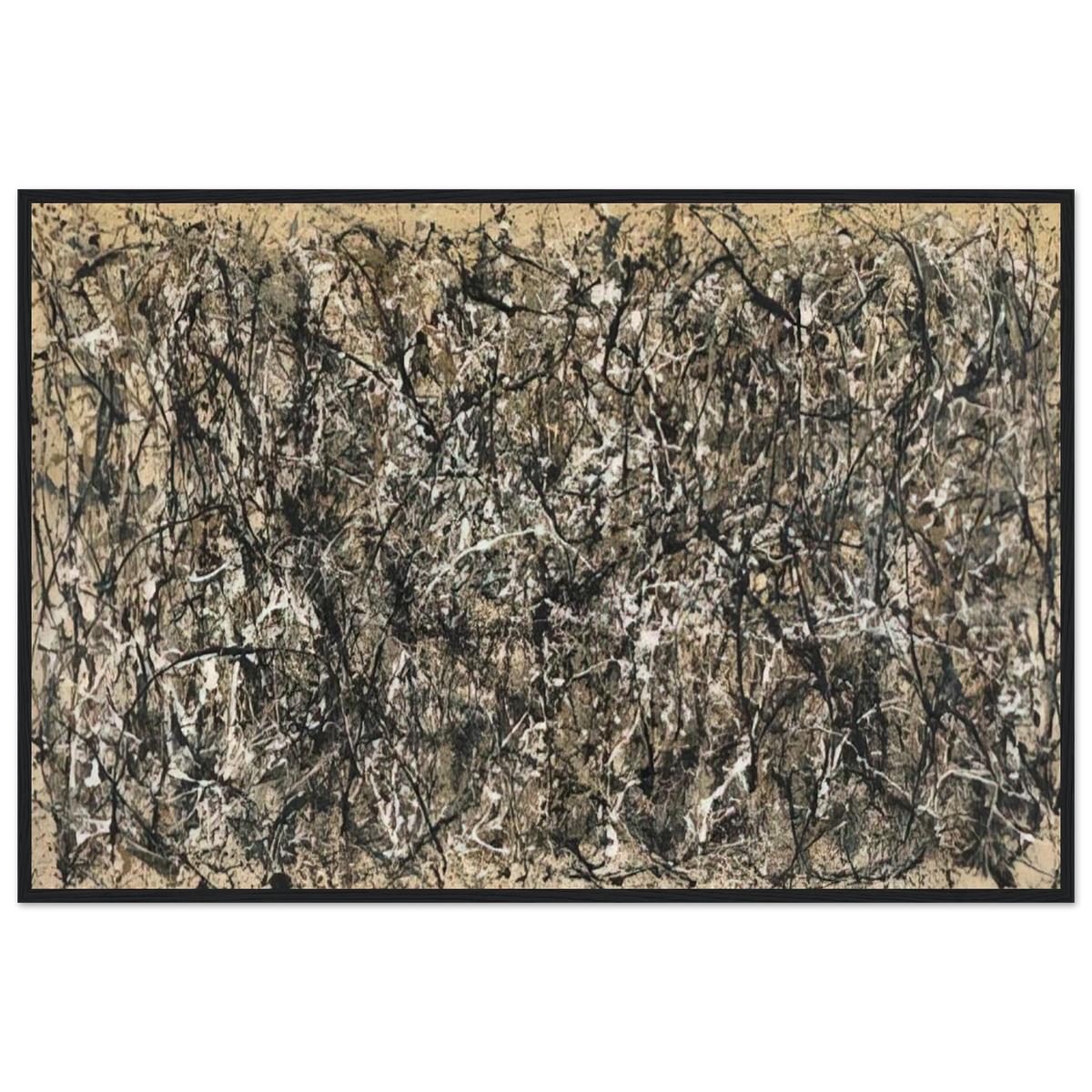 ONE NUMBER 31 1950 Framed Poster | Jackson Pollock Framed Prints Wall Art | Jackson Pollock Store