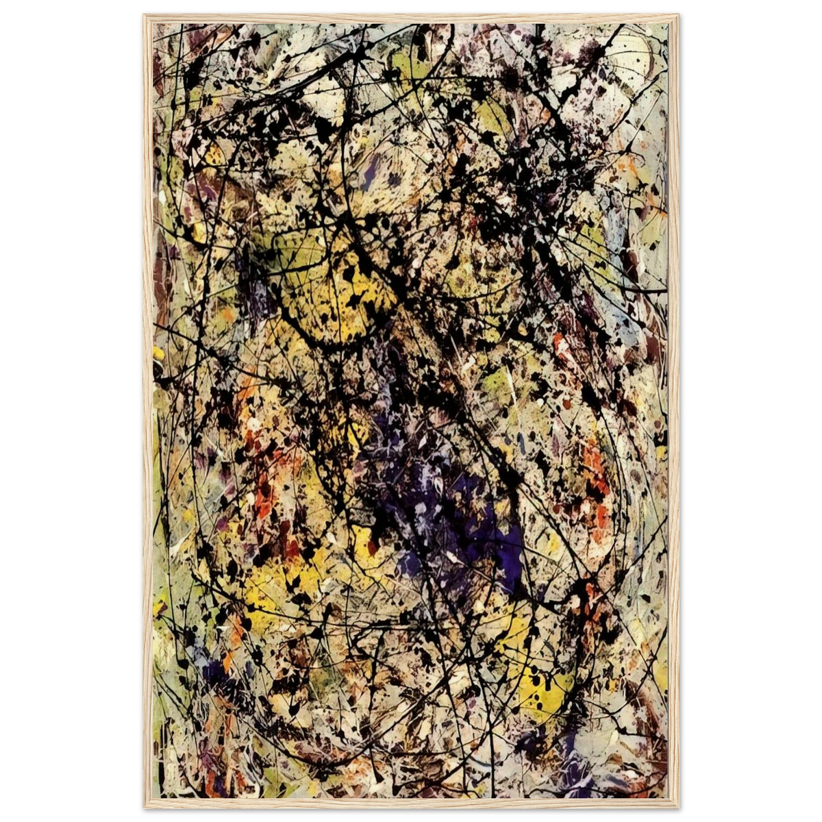 REFLECTIONS OF THE BIG DIPPER 1947 Framed Poster | Jackson Pollock Framed Prints Wall Art | Jackson Pollock Store