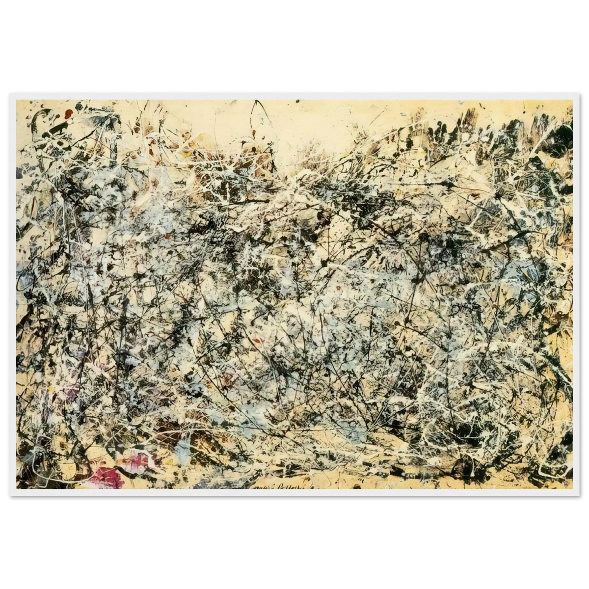 NO 1 1948 Framed Poster | Jackson Pollock Framed Prints Wall Art | Jackson Pollock Store