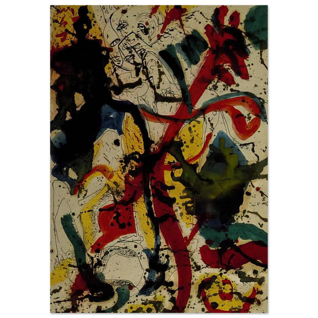 UNTITLED 1944 Poster | Jackson Pollock Poster | Jackson Pollock Store