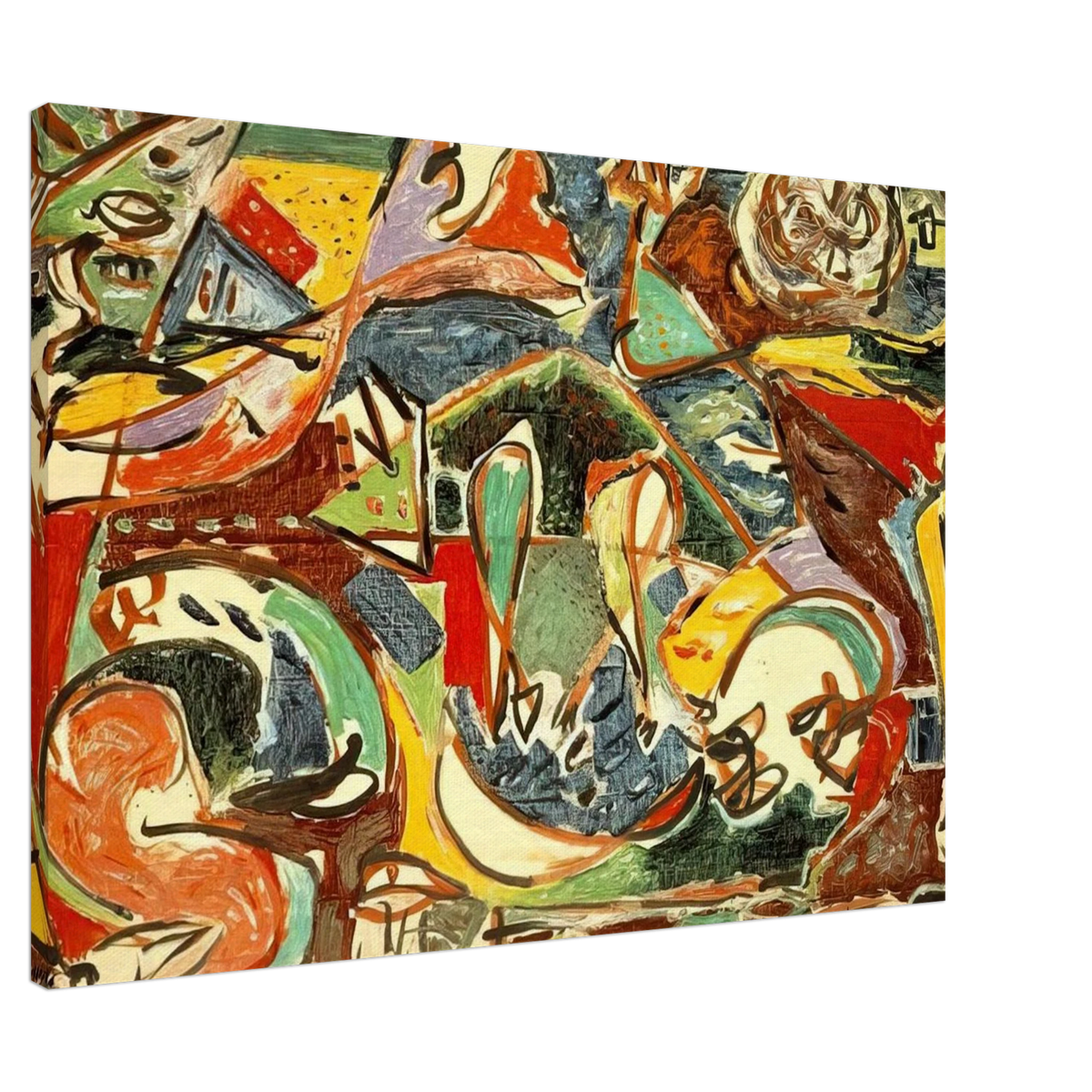 THE KEY Canvas | Jackson Pollock Canvas | Jackson Pollock Store