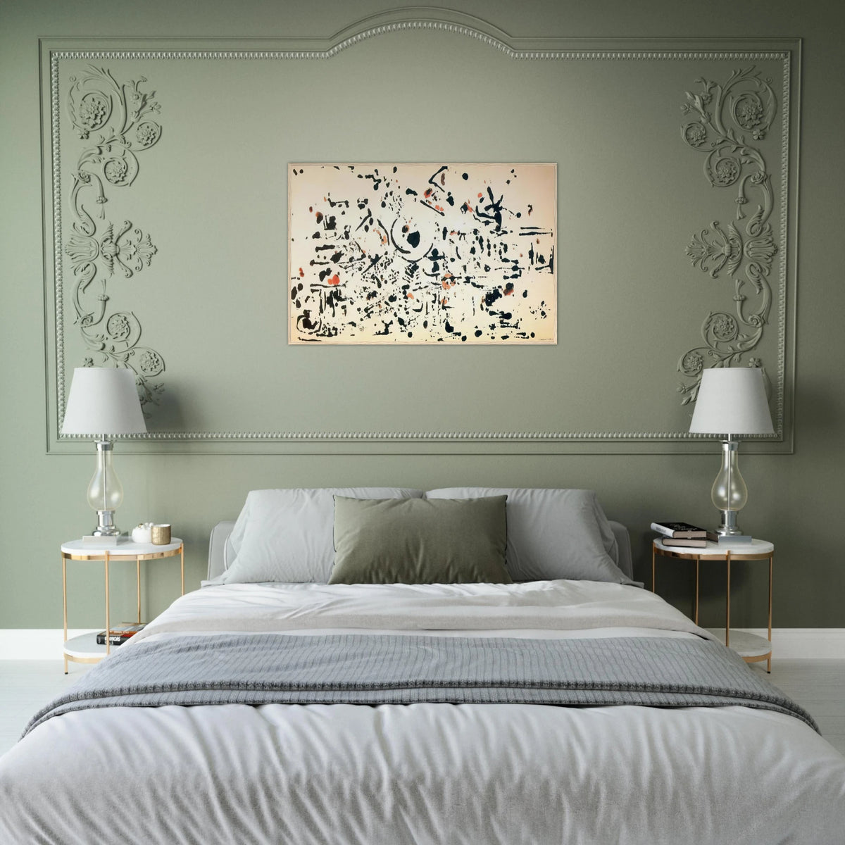 UNTITLED 1951 Framed Poster | Jackson Pollock Framed Prints Wall Art | Jackson Pollock Store