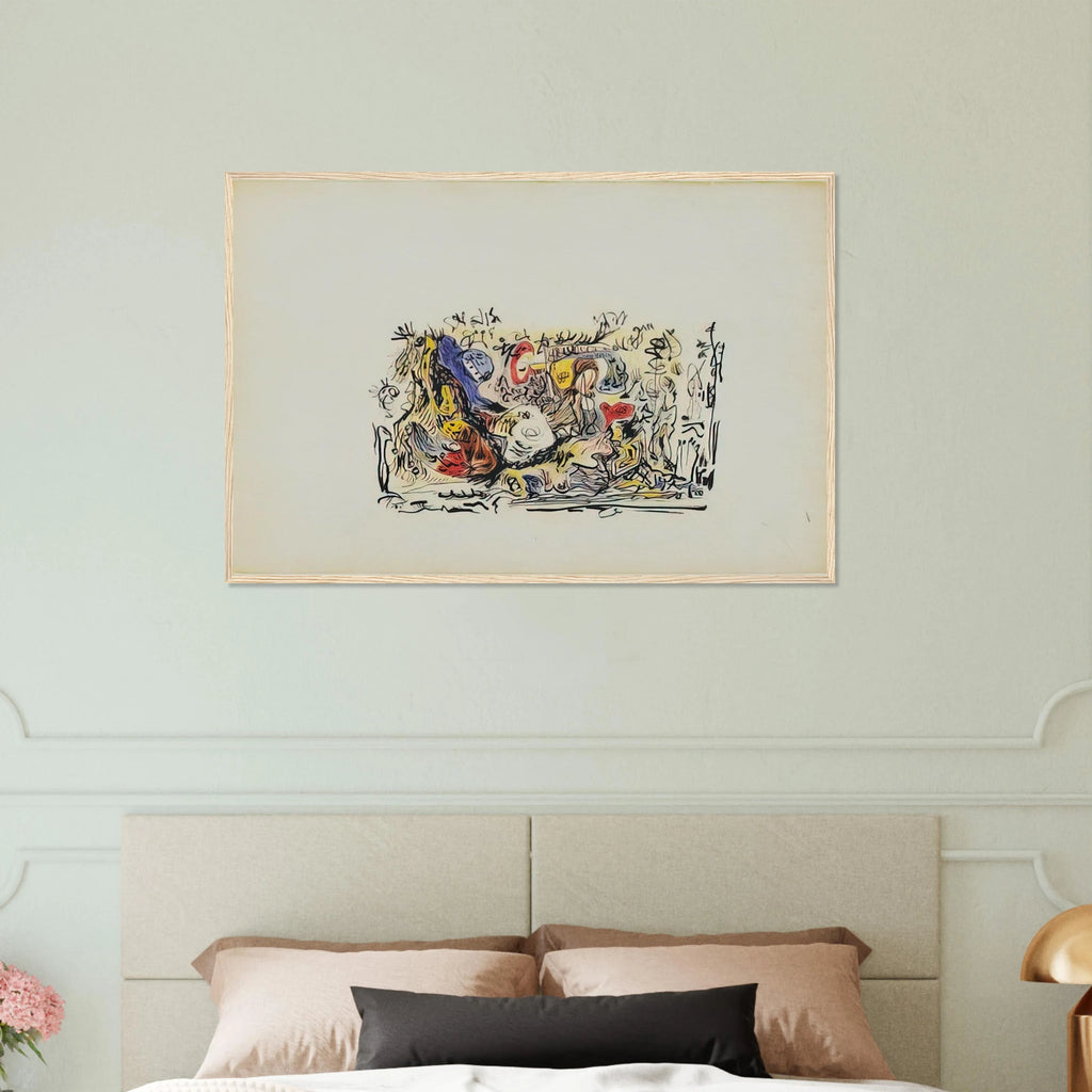 UNTITLED Framed Poster | Jackson Pollock Framed Prints Wall Art | Jackson Pollock Store