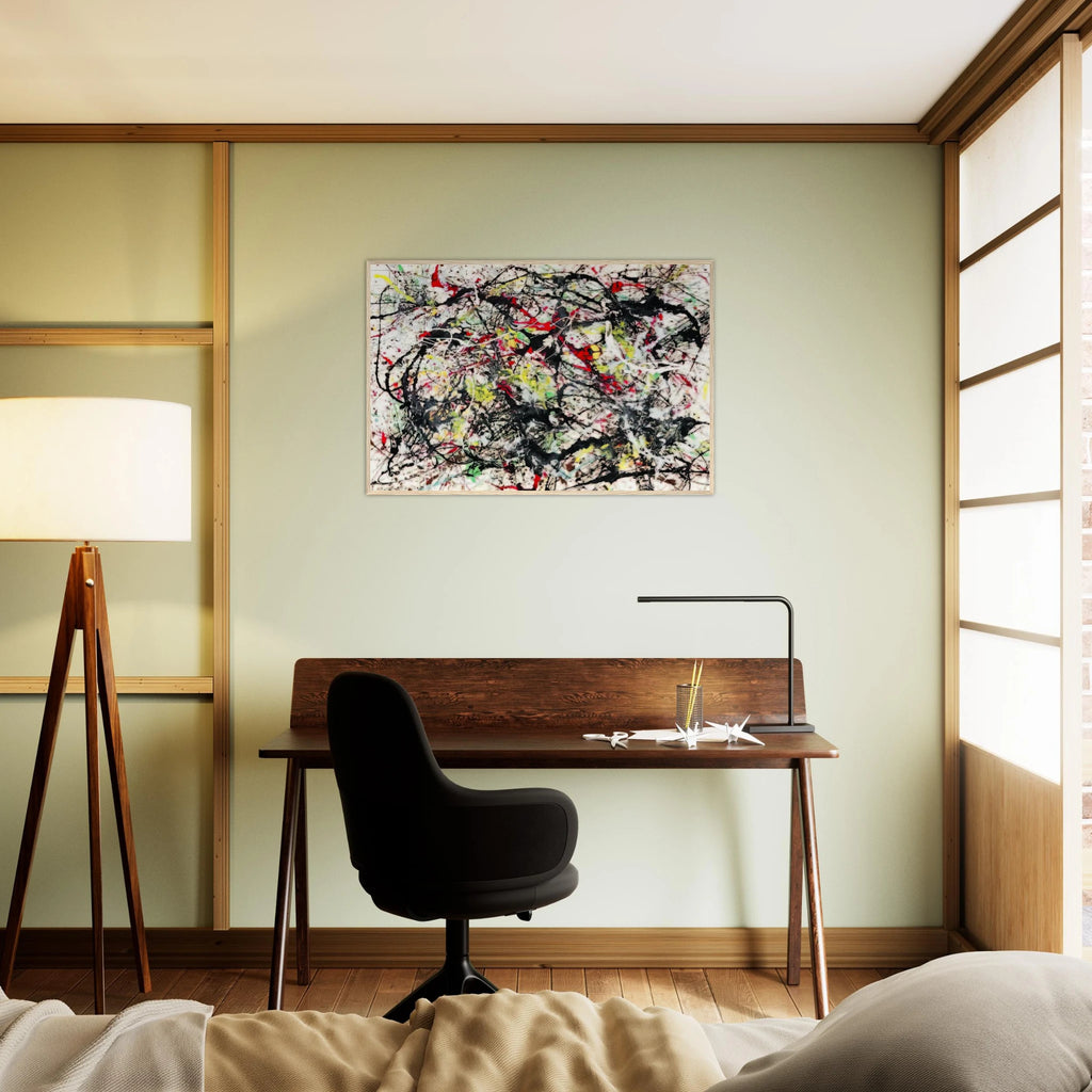 NUMBER 48 1949 Framed Poster | Jackson Pollock Framed Prints Wall Art | Jackson Pollock Store