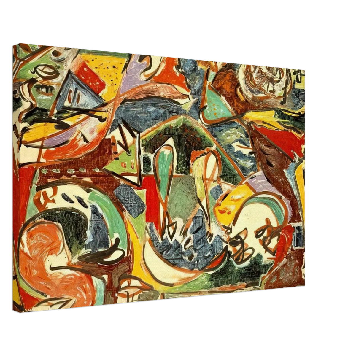 THE KEY Canvas | Jackson Pollock Canvas | Jackson Pollock Store
