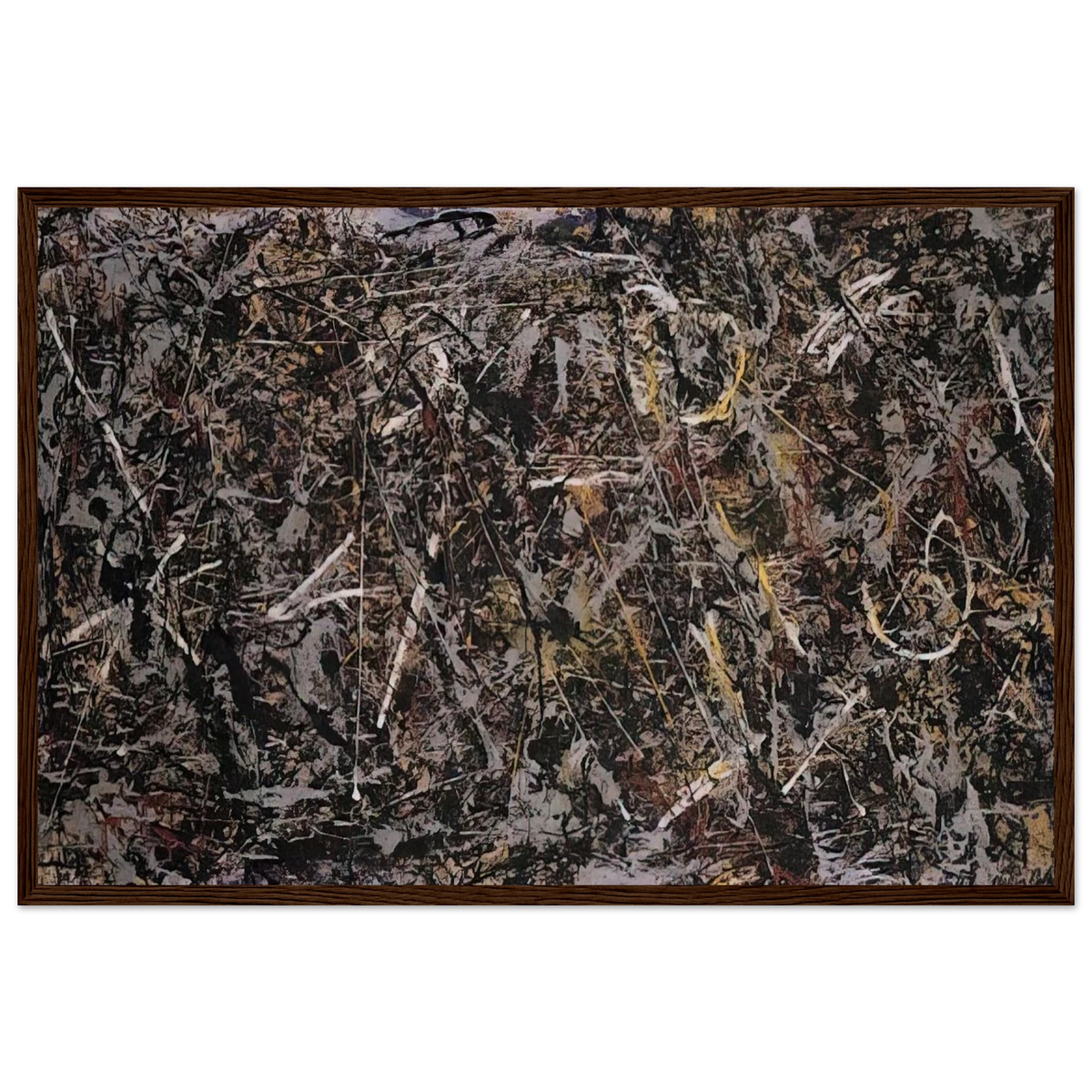 ALCHEMY 1947 Framed Poster | Jackson Pollock Framed Prints Wall Art | Jackson Pollock Store