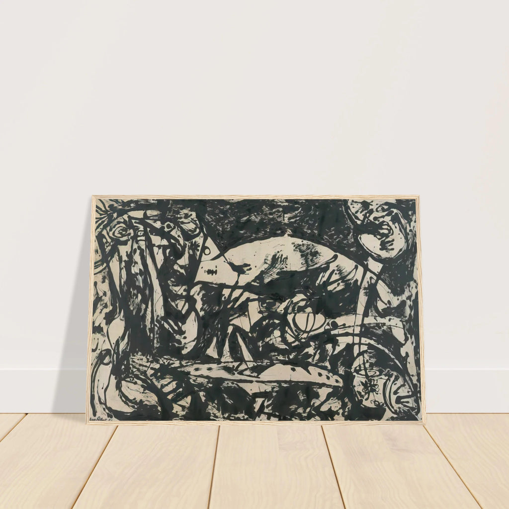 NUMBER 14 Framed Poster | Jackson Pollock Framed Prints Wall Art | Jackson Pollock Store