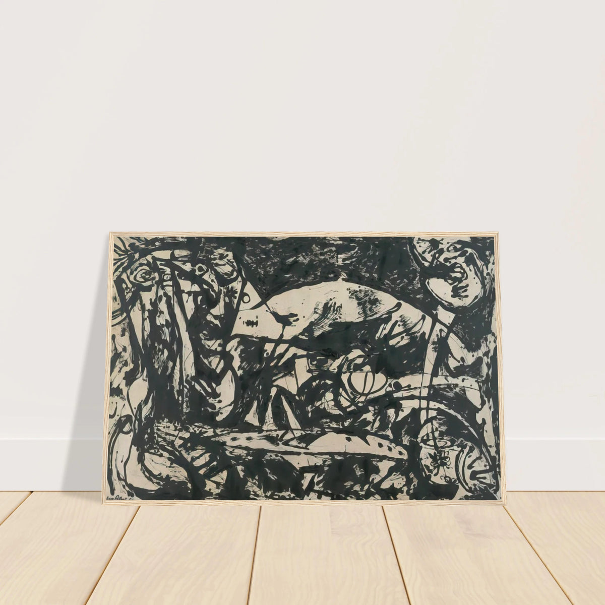 NUMBER 14 Framed Poster | Jackson Pollock Framed Prints Wall Art | Jackson Pollock Store