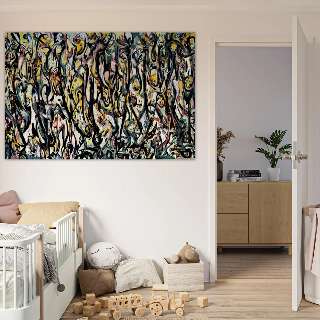 MURAL 1943 1 Poster | Jackson Pollock Poster | Jackson Pollock Store