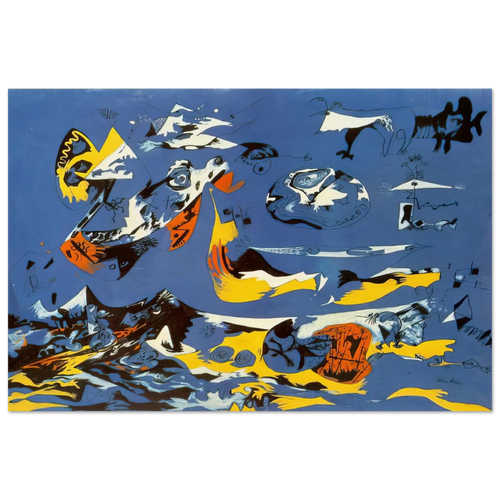 BLUE MOBY DICK Poster | Jackson Pollock Poster | Jackson Pollock Store
