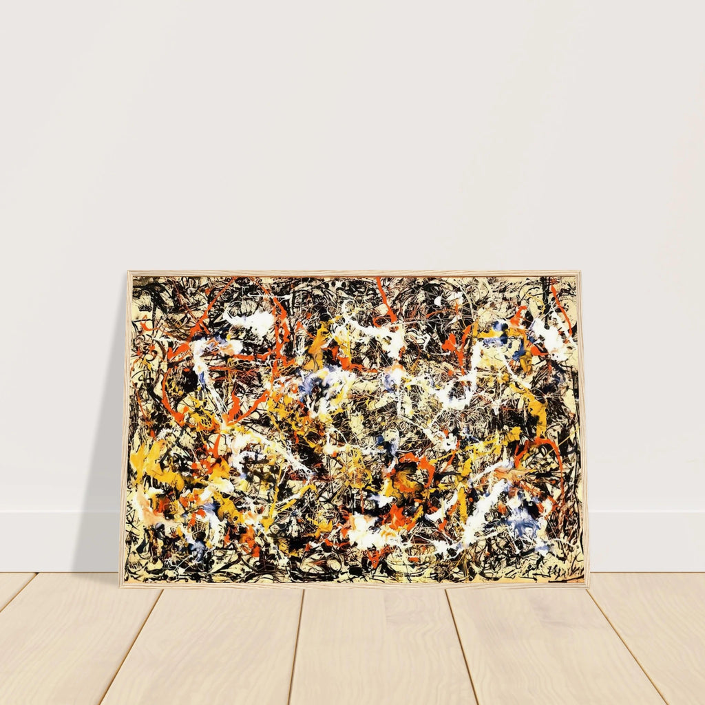 CONVERGENCE 1952 Framed Poster | Jackson Pollock Framed Prints Wall Art | Jackson Pollock Store