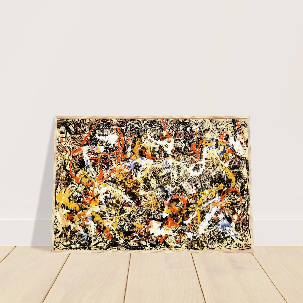CONVERGENCE 1952 Framed Poster | Jackson Pollock Framed Prints Wall Art | Jackson Pollock Store