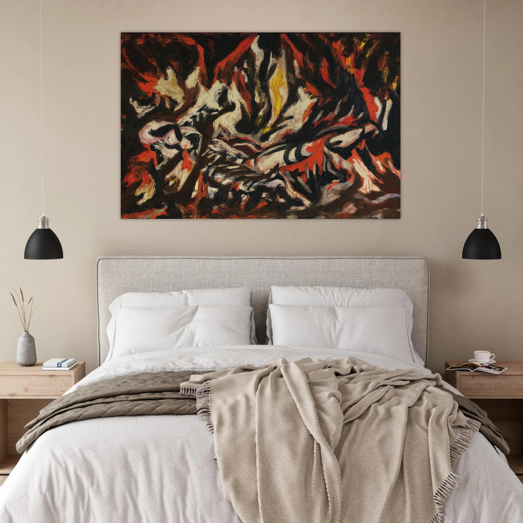 THE FLAME 1938 Poster | Jackson Pollock Poster | Jackson Pollock Store