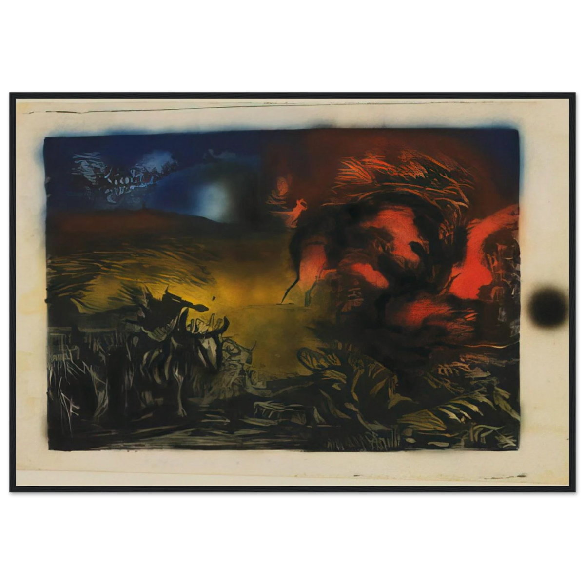 LANDSCAPE WITH STEER 1937 Framed Poster | Jackson Pollock Framed Prints Wall Art | Jackson Pollock Store