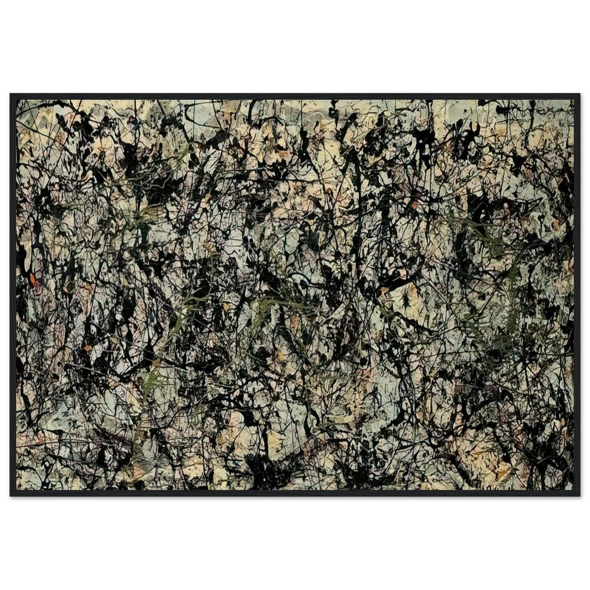 LUCIFER 1947 Framed Poster | Jackson Pollock Framed Prints Wall Art | Jackson Pollock Store
