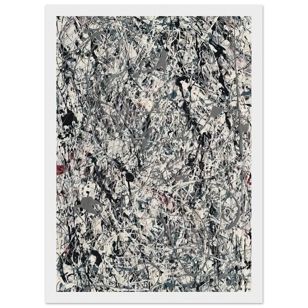 NUMBER 19 1948 Framed Poster | Jackson Pollock Framed Prints Wall Art | Jackson Pollock Store
