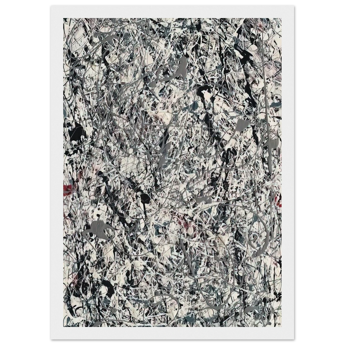NUMBER 19 1948 Framed Poster | Jackson Pollock Framed Prints Wall Art | Jackson Pollock Store