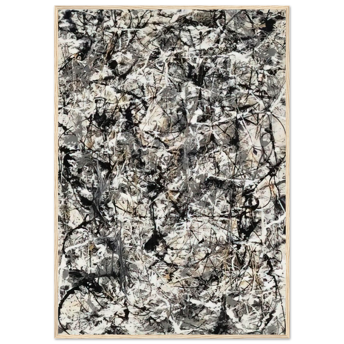 CATHEDRAL 1947 Framed Poster | Jackson Pollock Framed Prints Wall Art | Jackson Pollock Store