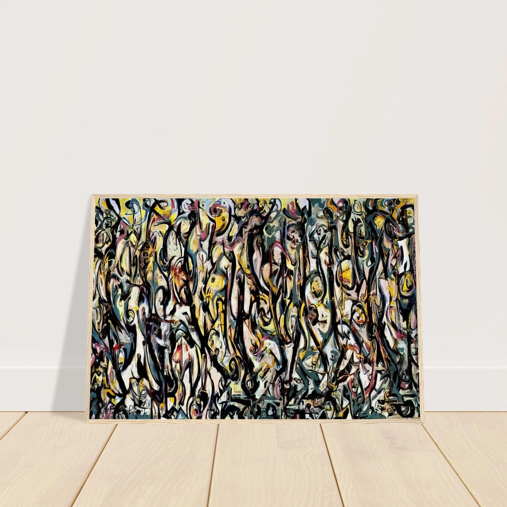 MURAL 1943 1 Framed Poster | Jackson Pollock Framed Prints Wall Art | Jackson Pollock Store