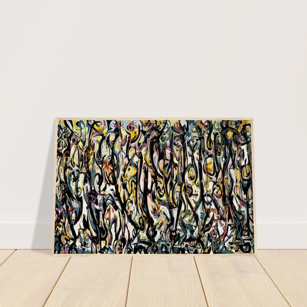 MURAL 1943 1 Framed Poster | Jackson Pollock Framed Prints Wall Art | Jackson Pollock Store