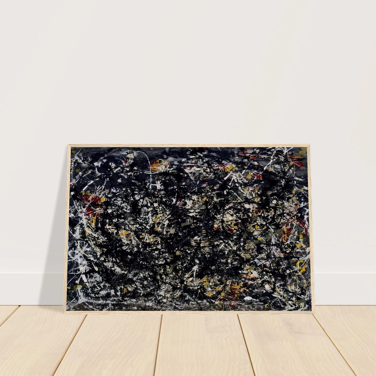 NUMBER 6 1949 Framed Poster | Jackson Pollock Framed Prints Wall Art | Jackson Pollock Store