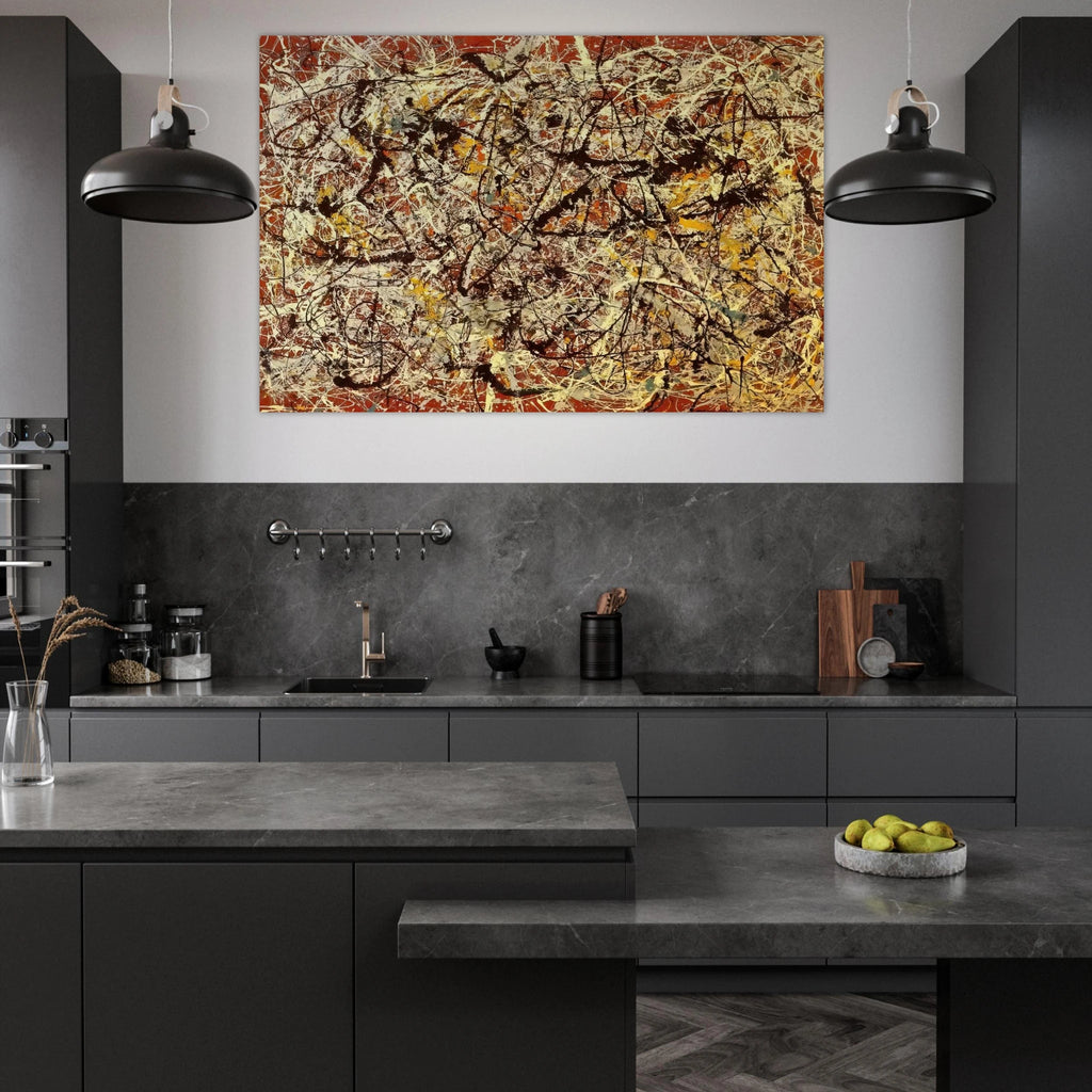 MURAL ON INDIAN RED GROUND 1950 Poster | Jackson Pollock Poster | Jackson Pollock Store