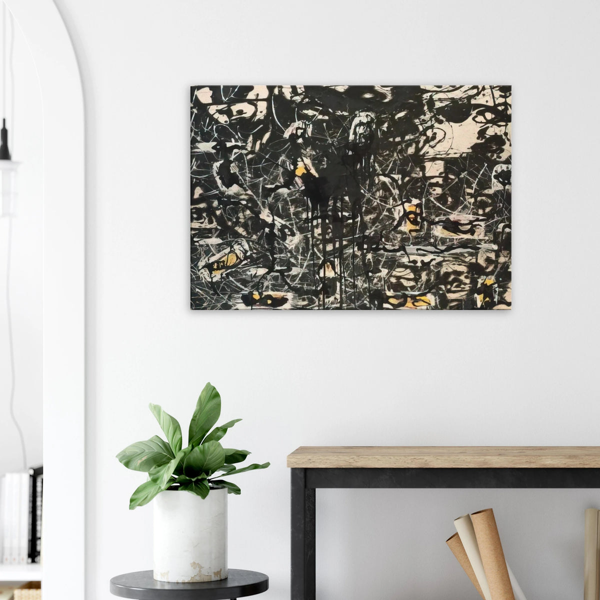 YELLOW ISLANDS Canvas | Jackson Pollock Canvas | Jackson Pollock Store