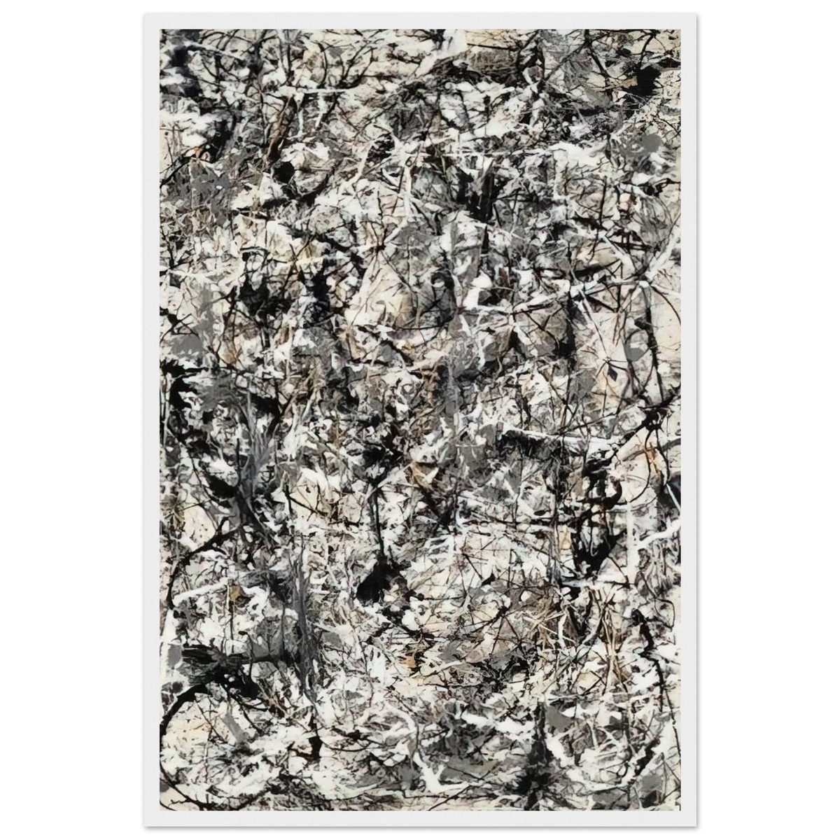 CATHEDRAL 1947 Framed Poster | Jackson Pollock Framed Prints Wall Art | Jackson Pollock Store